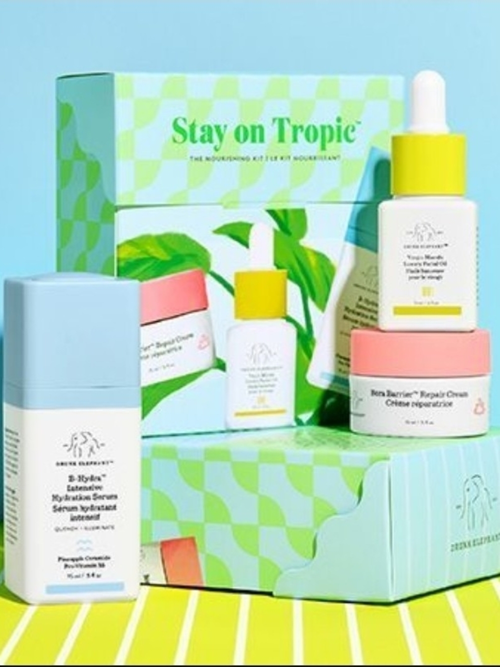 Drunk Elephant Stay on Tropic Travel Kit